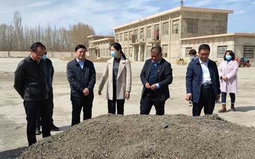 黨委書記、董事長(zhǎng)劉興斌到金塔縣調(diào)研